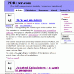 PDRater.com circa July 6, 2008