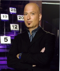 Howie Mandell trying to look hard.