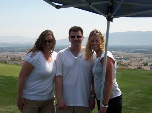 Tiffany, Steve and Unknown at the DVICA Golf Classic 2008